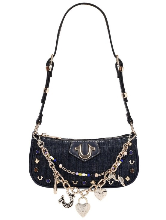 True Religion Handbags - True Religion Denim Charms Shoulder Handbag